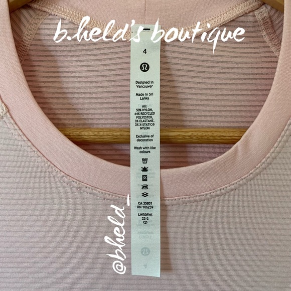 lululemon Swiftly Tech Short Sleeve Shirt 2.0 Strawberry Milkshake Sz 4 New NWT - Picture 7 of 12